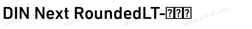 DIN Next RoundedLT字体转换